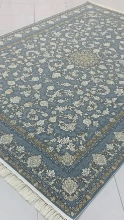 فرش 1200 شانه طرح آنیتا زمینه طوسی